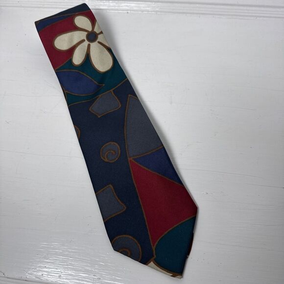 VALENTINO GIOVANNI Mens All Silk Vintage Necktie - Picture 1 of 6